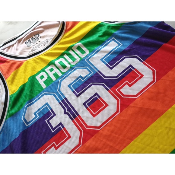 Mad Engine Adults Proud 365 Take Pride Jersey EJ1 Multicolor Size‎ M(B47) - Picture 3 of 12